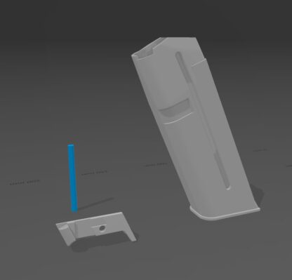 PP-17 mag and follower and load assist tool side view